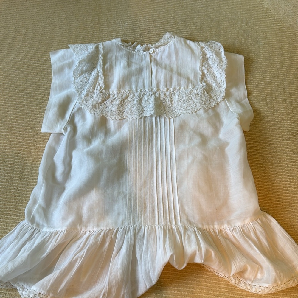 White Ruffled Pintuck Top - Picture 5 of 5